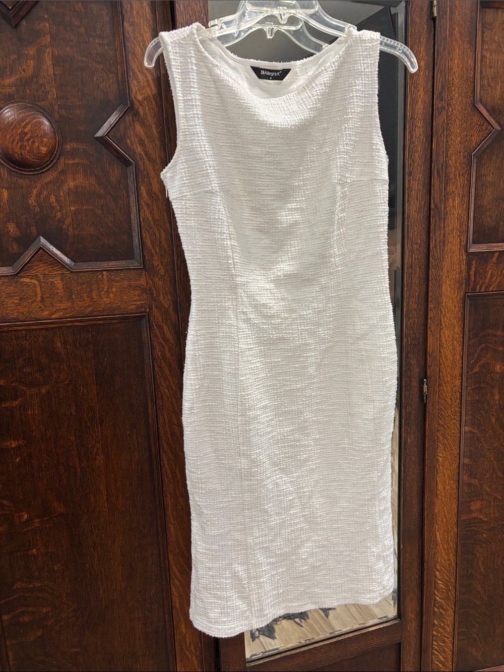 Tweed Dress For Women's Summer Sleeveless Elegant Bodycon Dresses